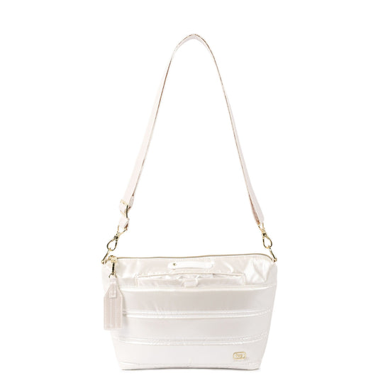 Flare 2 Crossbody Bag with Puller - - 24774_Flare2wPuller_MetallicDiamond_Angle_01