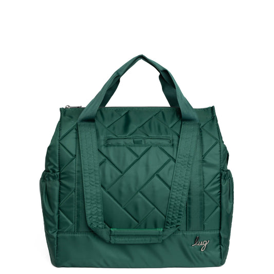Yacht Carry-All Zip-Top Tote - - BabyYacht_WickedlyGreen_01