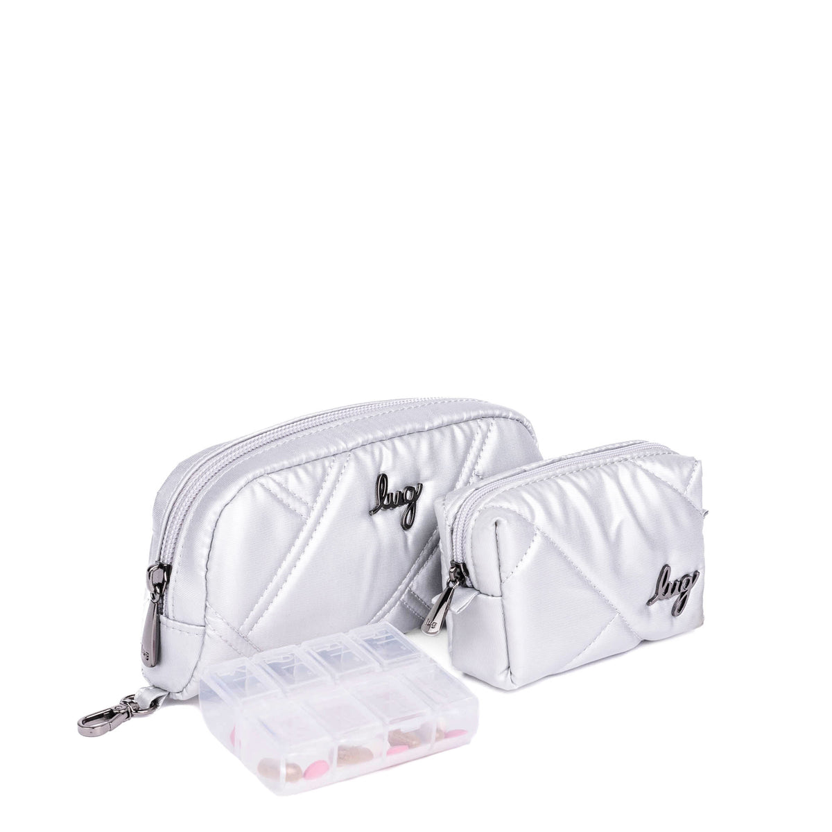 Bobsled XL Eyeglass Case &amp; Choo Choo Mini Pill Box Set