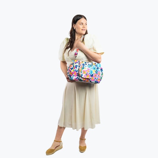 Dilly Dally Convertible Tote Bag - - DillyDally_BagProportions