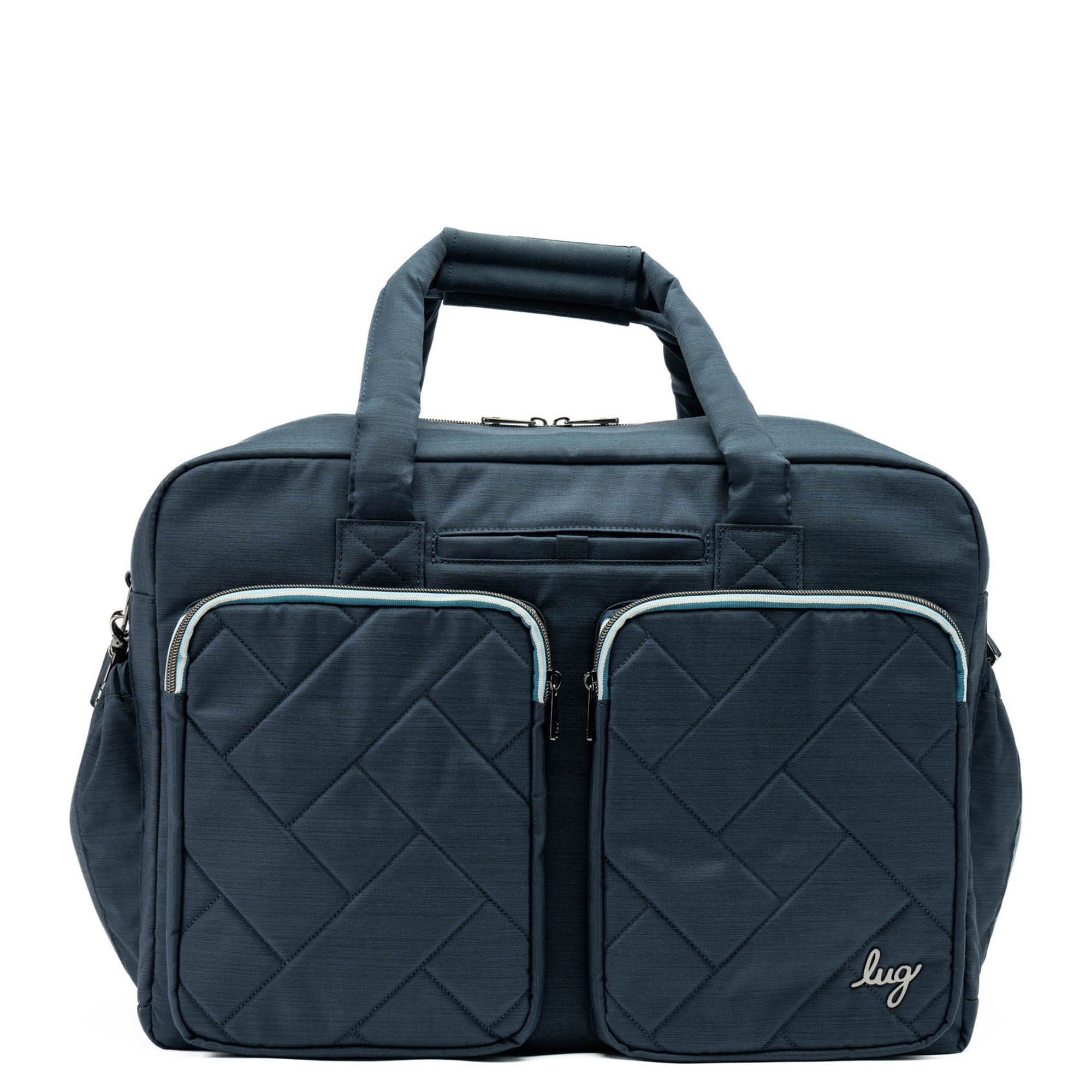 2wayショルダーバック doplight berry+forest tile① Multi Patch Backpack, Vegan Leather with Denim Look, Cat/Dog
