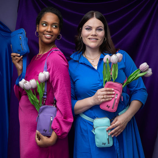 Pitter Patter Matte Luxe VL Crossbody Bag - - PitterPatter_MatteLuxe_Hover