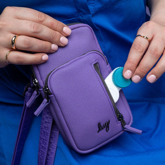 Pitter Patter Matte Luxe VL Crossbody Bag - - PitterPatter_MatteLuxe_Lifestyle_01