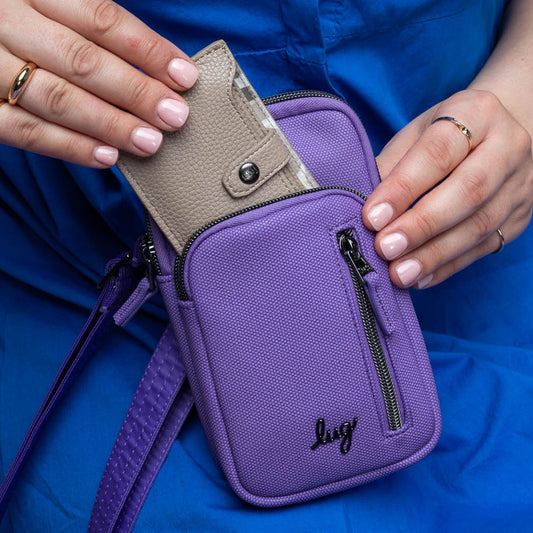 Pitter Patter Matte Luxe VL Crossbody Bag - - PitterPatter_MatteLuxe_Lifestyle_02