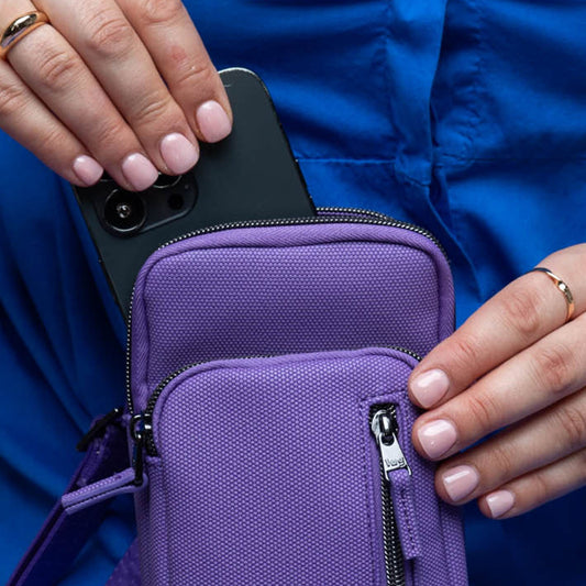 Pitter Patter Matte Luxe VL Crossbody Bag - - PitterPatter_MatteLuxe_Lifestyle_03