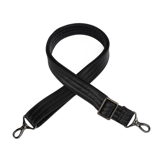 Adjustable Satin Luxe VL Bag Strap - 1.25" - - Strap_1.25_SatinLuxe_Black_01_15a956ea-6db4-4666-b484-7cb0a098eb69