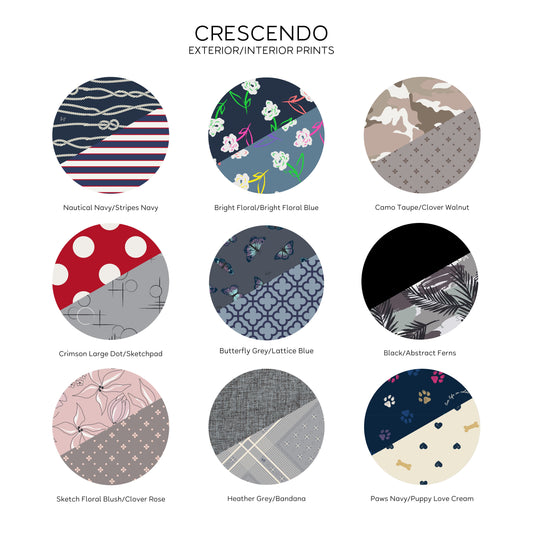 Crescendo Convertible Shopper with Crossbody - - Crescendo_QVC_Swatches