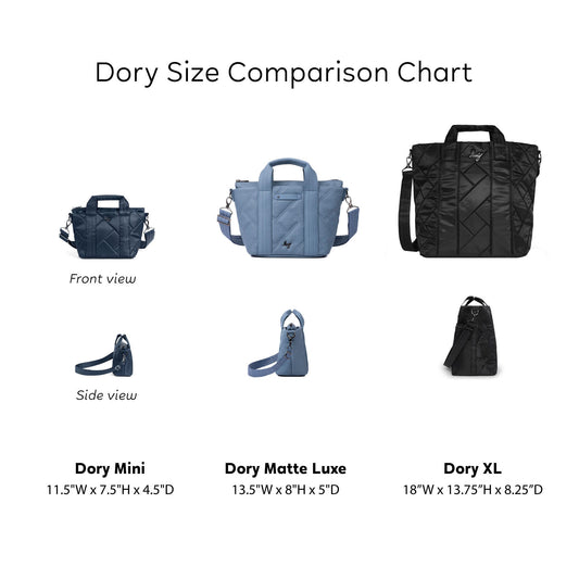 Dory Matte Luxe VL Crossbody Bag - - Dory-Comparison-Charts-2000x2000_cf05cbbd-012e-4813-8630-a557bc3c0614