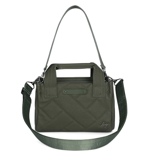 Jitterbug Matte Luxe VL Crossbody Bag - - JitterbugMatteVL_OliveGreen_01