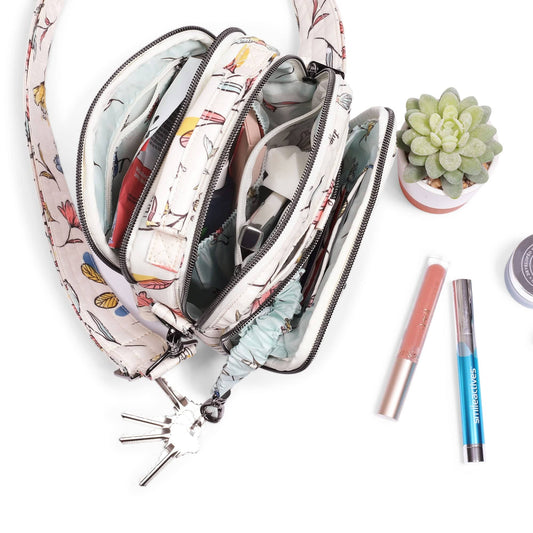 Skeeter Convertible Crossbody - - SkeeterCharmBar_HummingbirdFloral_Lifestyle_03