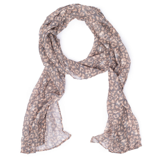 Twist Lightweight Printed Shawl - LEOPARD PEARL - Twist_LeopardPearl_01_02809e50-12f3-49b8-a3c8-4d9ba59ad4a3