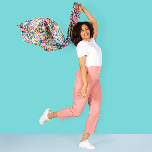 Twist Lightweight Printed Shawl - - Twist_feature0