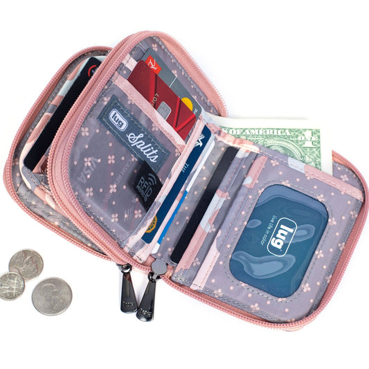 Splits Compact RFID Wallet - - splits-2_CamoRose_06