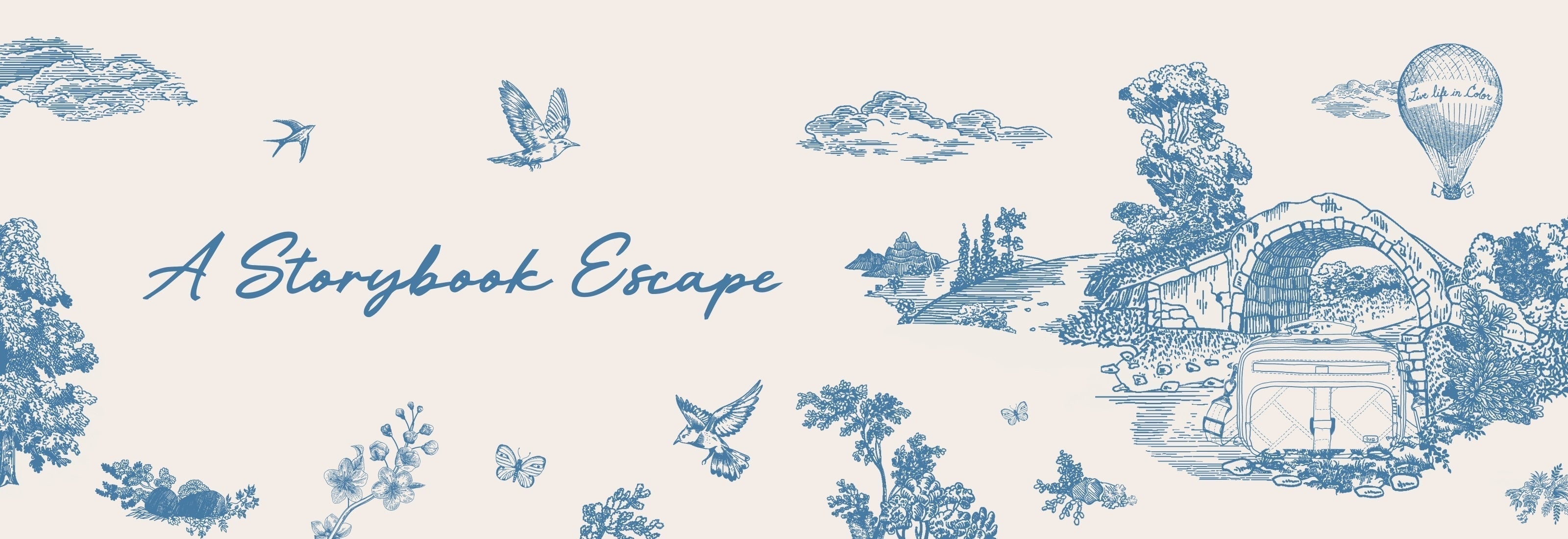 A Storybook Escape: Our New Toile-Inspired Print