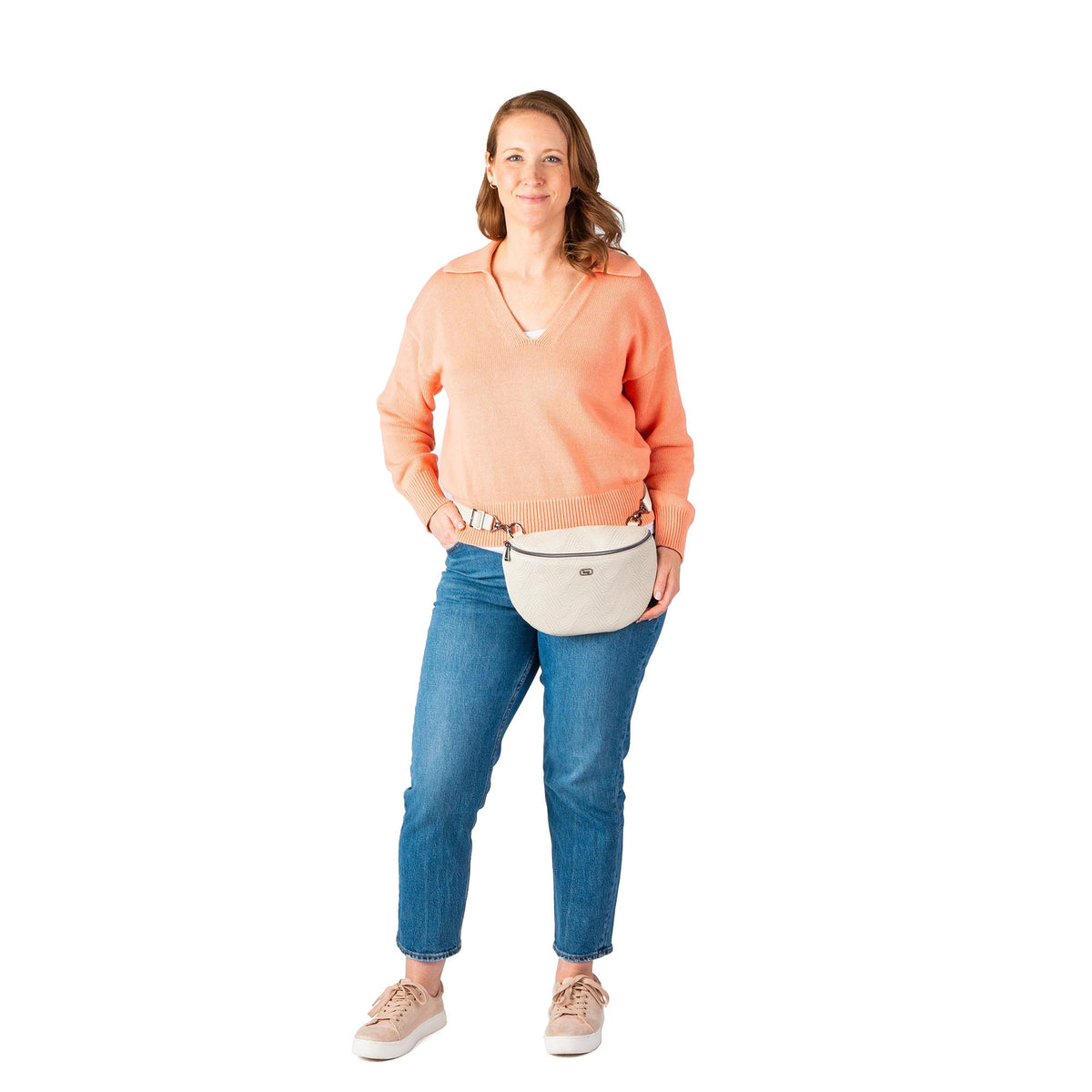 Tumble Satin Luxe VL Belt Bag - - 0006_24249_TumbleSatinLuxe_Pebble_Proportion_01