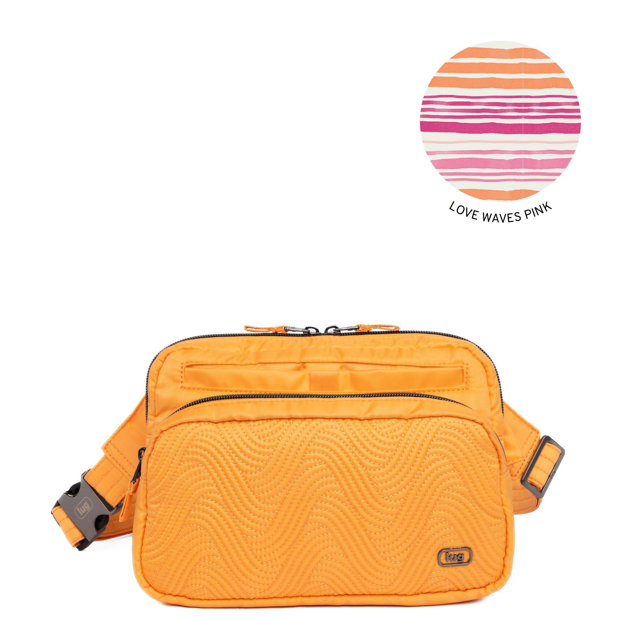 Double Back Belt Bag - PEACH SORBET - 0b87a597-83b2-49ec-8065-286b8190092f