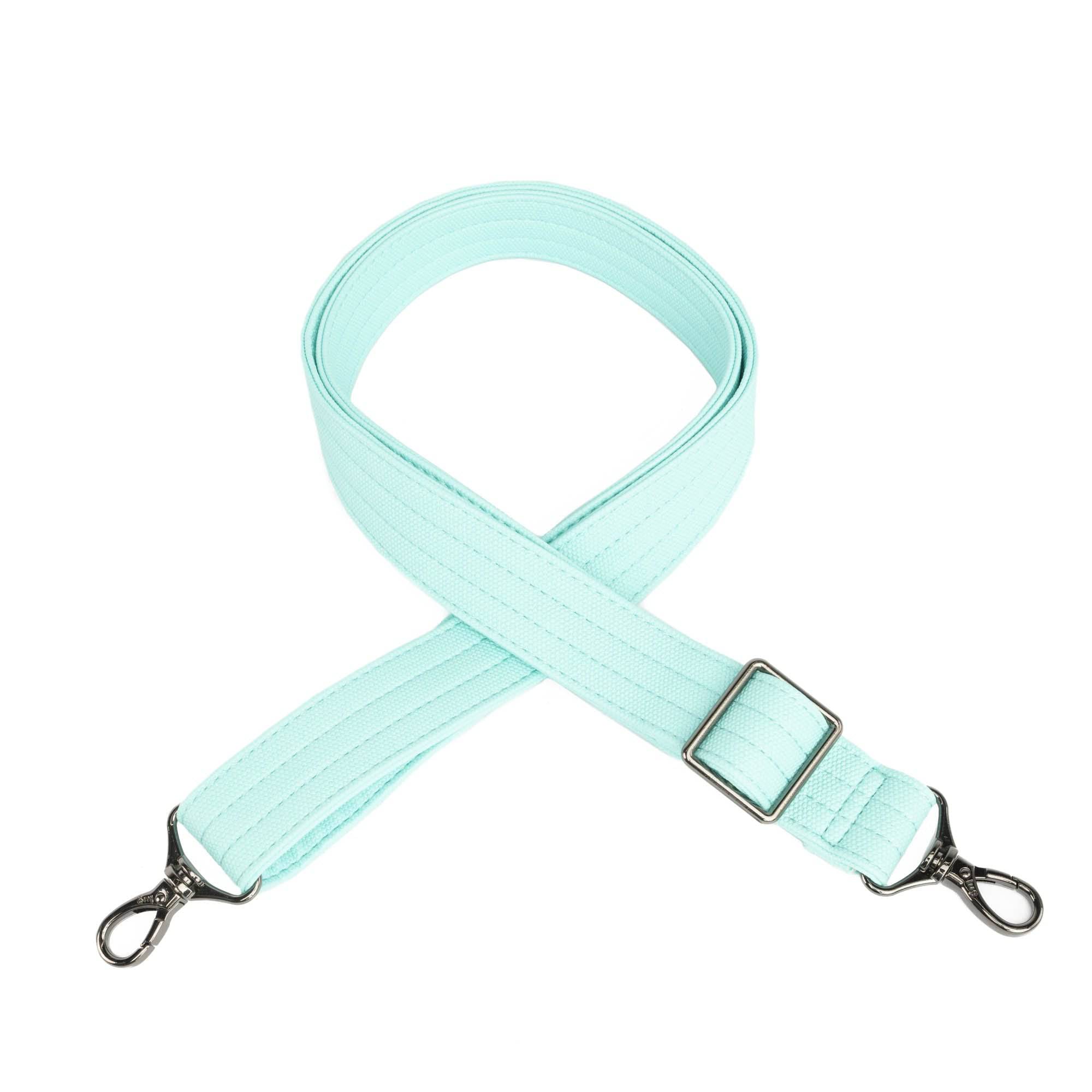 Adjustable Matte Luxe VL Bag Strap - 1.25" - - 1.25MatteLuxeStrap_AquamarineBlue_01_f50b0854-574f-47ee-8cf1-873ef8bfcc3a