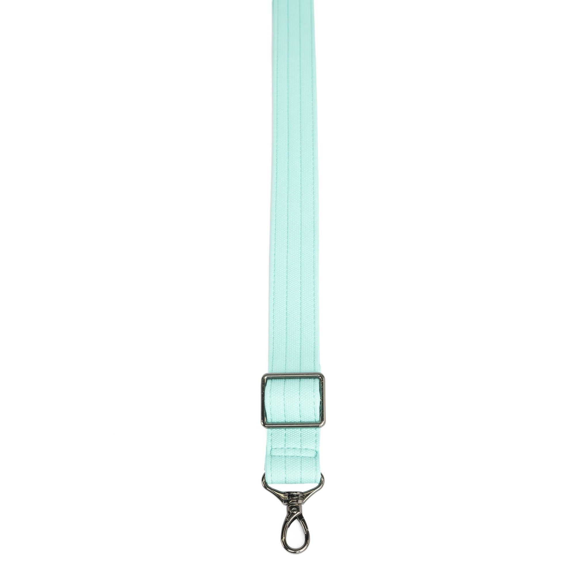Adjustable Matte Luxe VL Bag Strap - 1.25" - AQUAMARINE BLUE - 1.25MatteLuxeStrap_AquamarineBlue_02