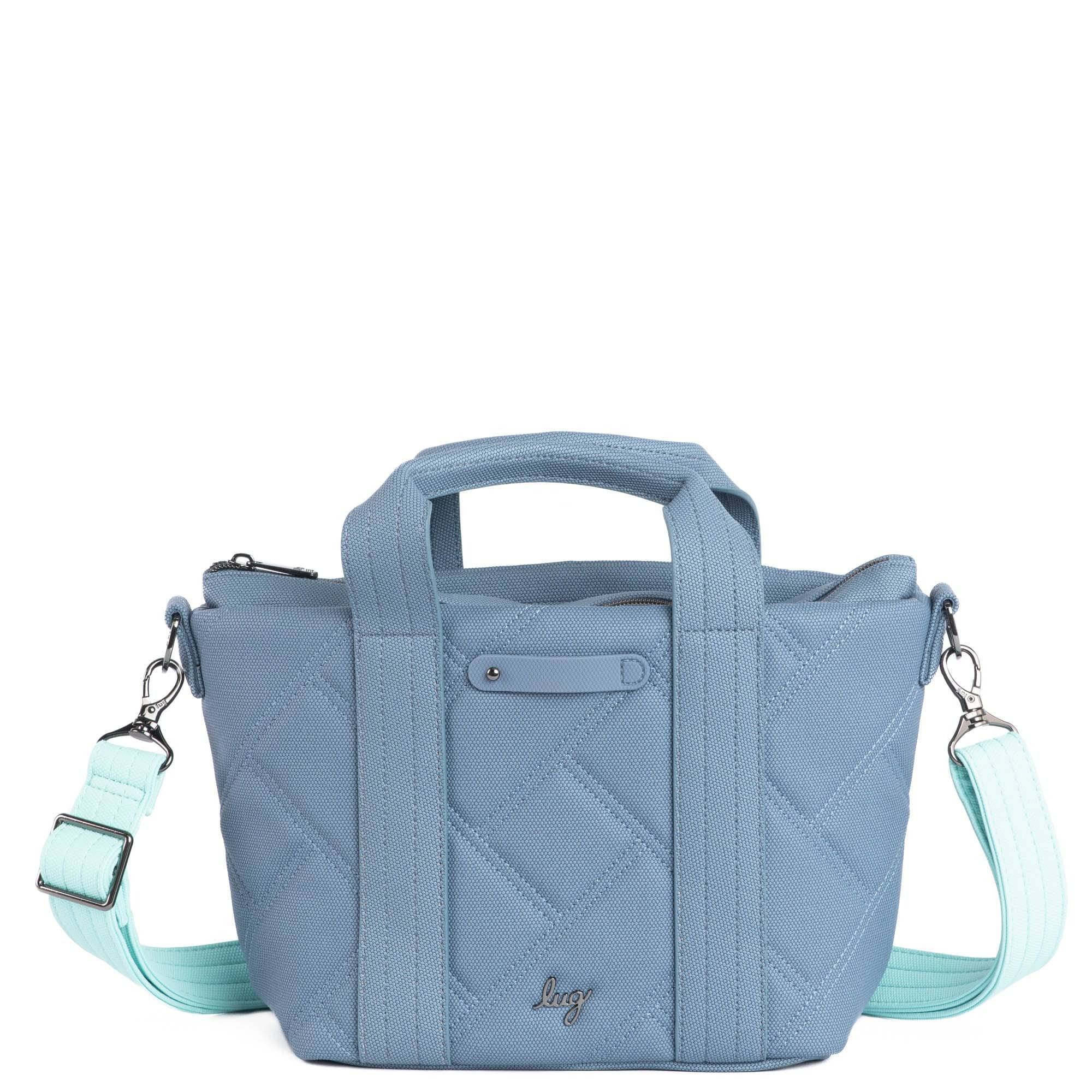 Adjustable Matte Luxe VL Bag Strap - 1.25" - AQUAMARINE BLUE - 1.25MatteLuxeStrap_AquamarineBlue_03