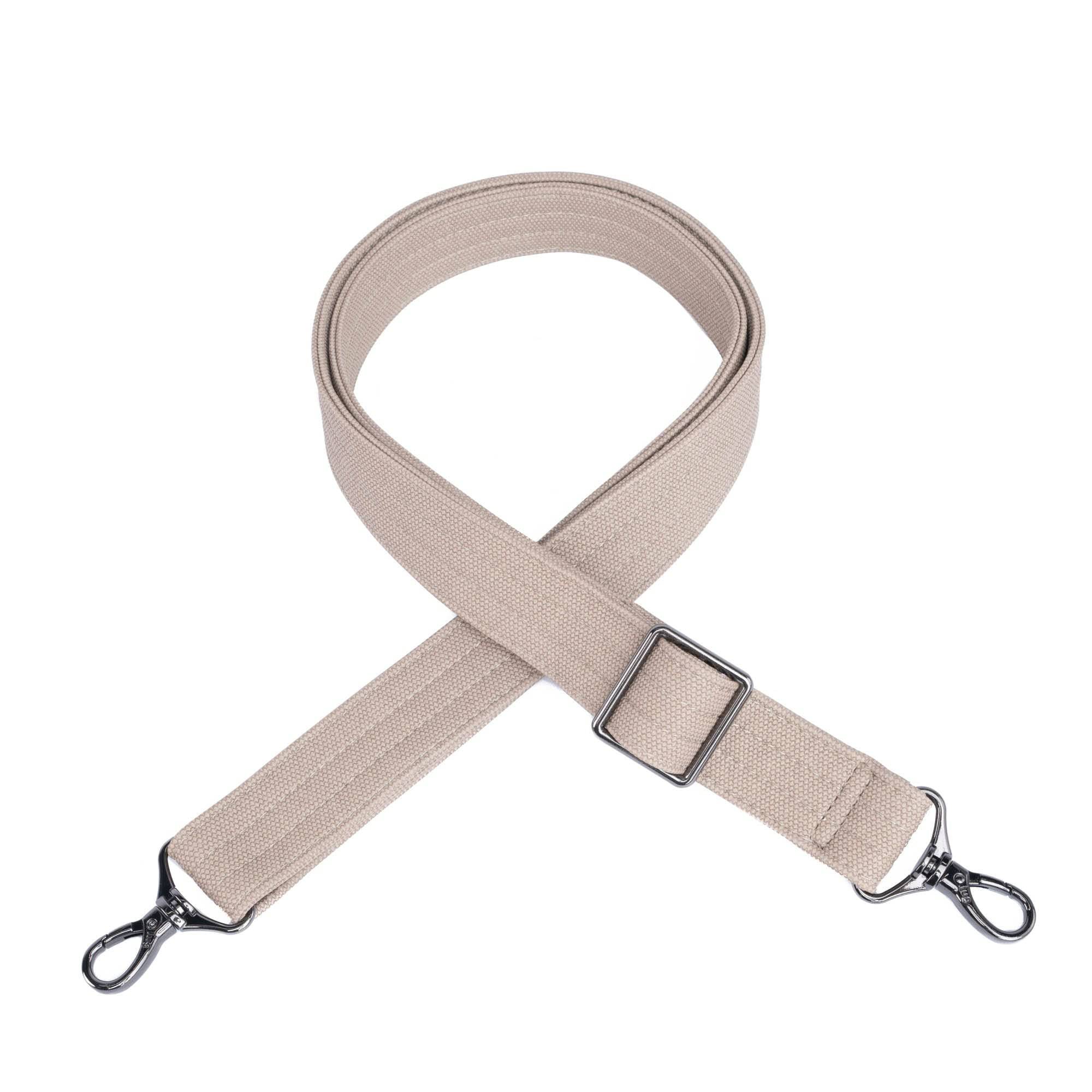 Adjustable Matte Luxe VL Bag Strap - 1.25" - SAND - 1.25MatteLuxeStrap_Sand_01