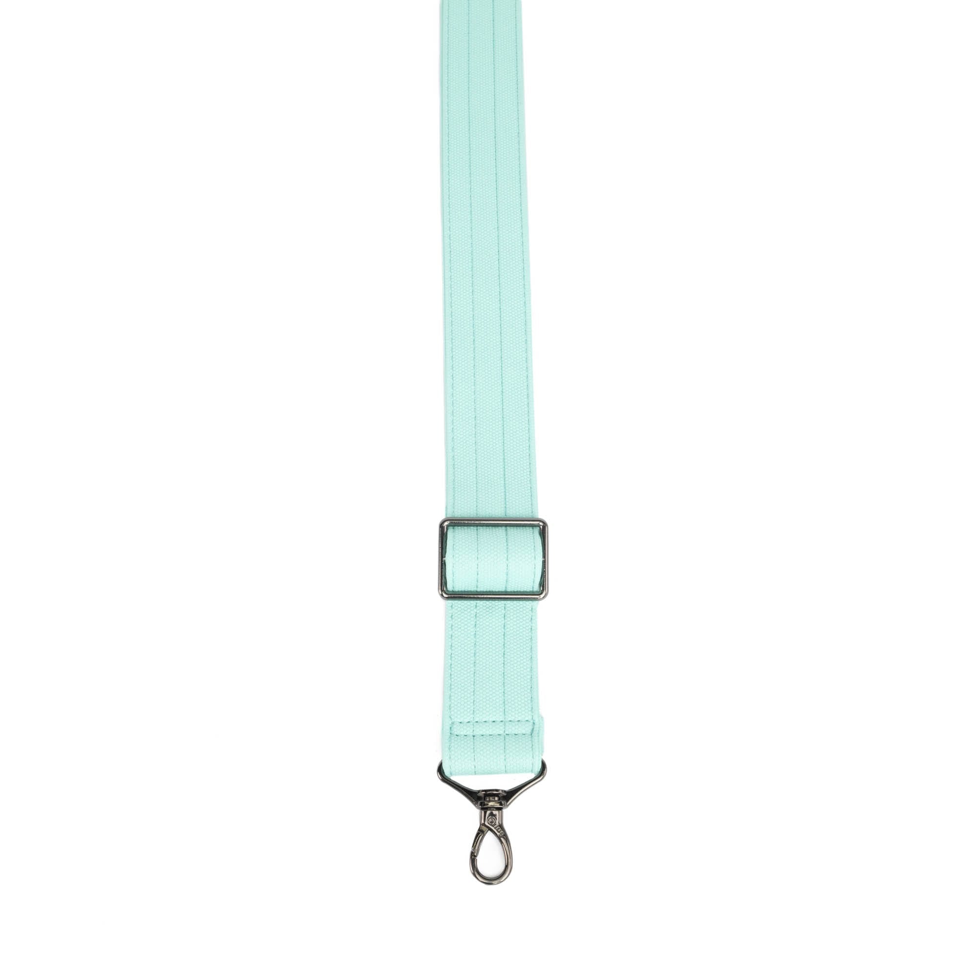 Adjustable Matte Luxe VL Bag Strap - 1.5" - AQUAMARINE BLUE - 1.5MatteLuxeStrap_AquamarineBlue_02