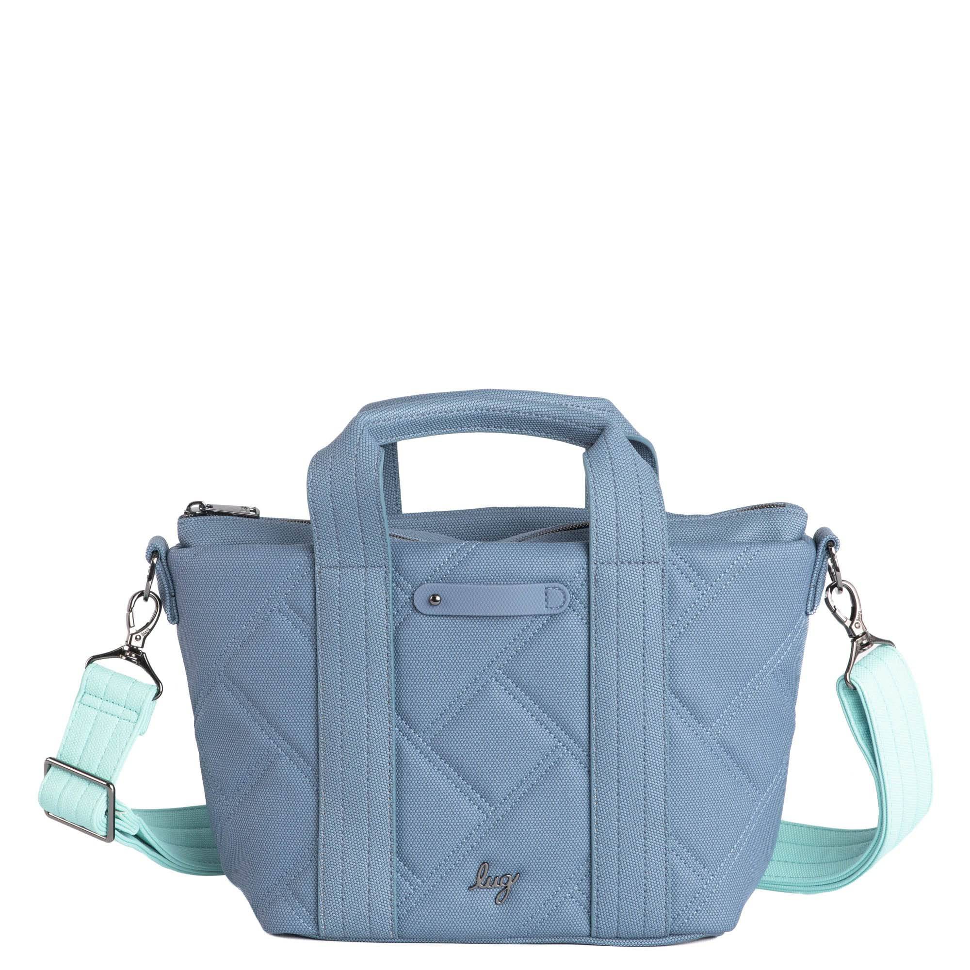 Adjustable Matte Luxe VL Bag Strap - 1.5" - AQUAMARINE BLUE - 1.5MatteLuxeStrap_AquamarineBlue_03