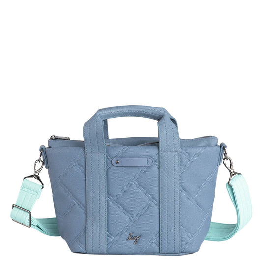 Adjustable Matte Luxe VL Bag Strap - 1.5" - AQUAMARINE BLUE - 1.5MatteLuxeStrap_AquamarineBlue_03