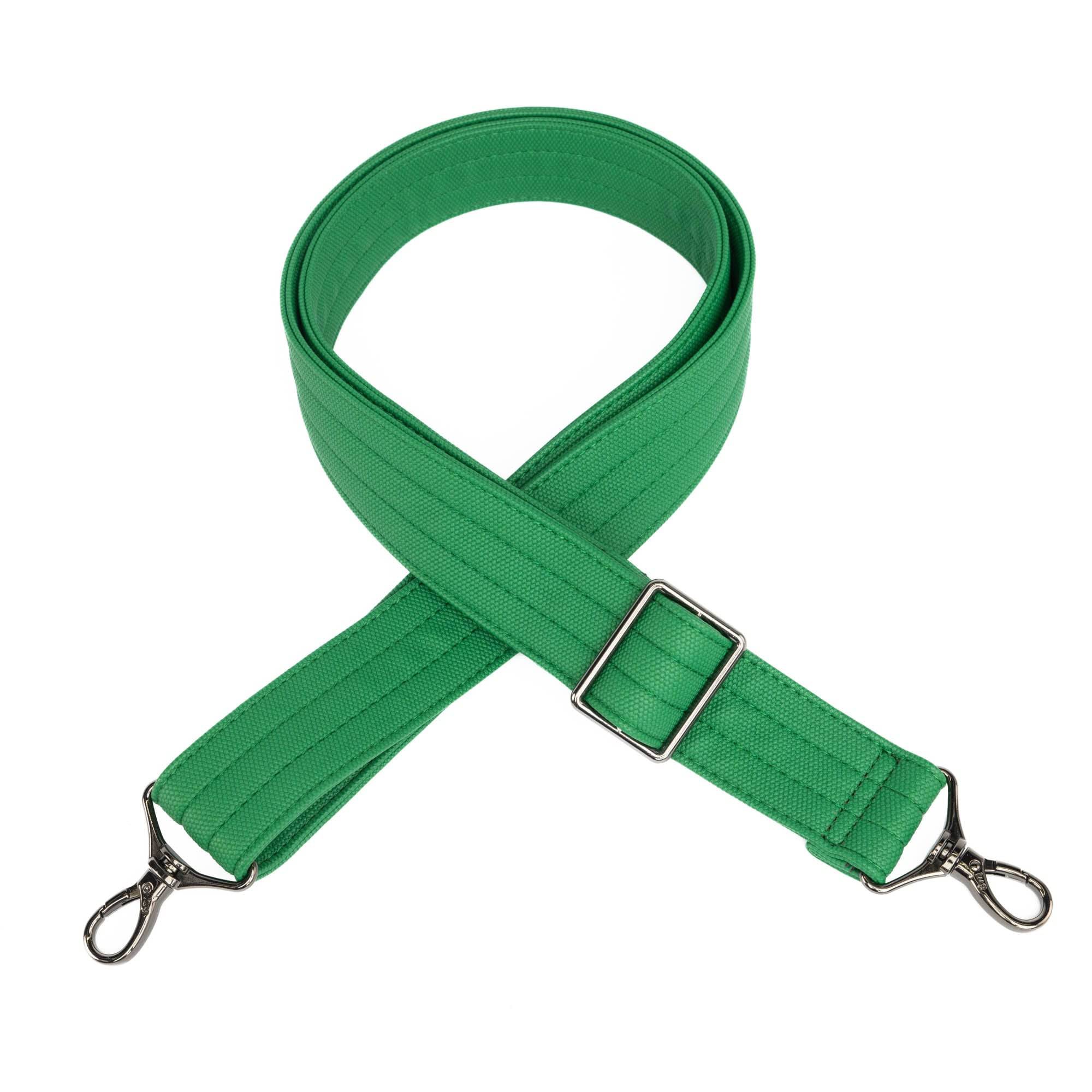 Adjustable Matte Luxe VL Bag Strap - 1.5" - EMERALD GREEN - 1.5MatteLuxeStrap_EmeraldGreen_01