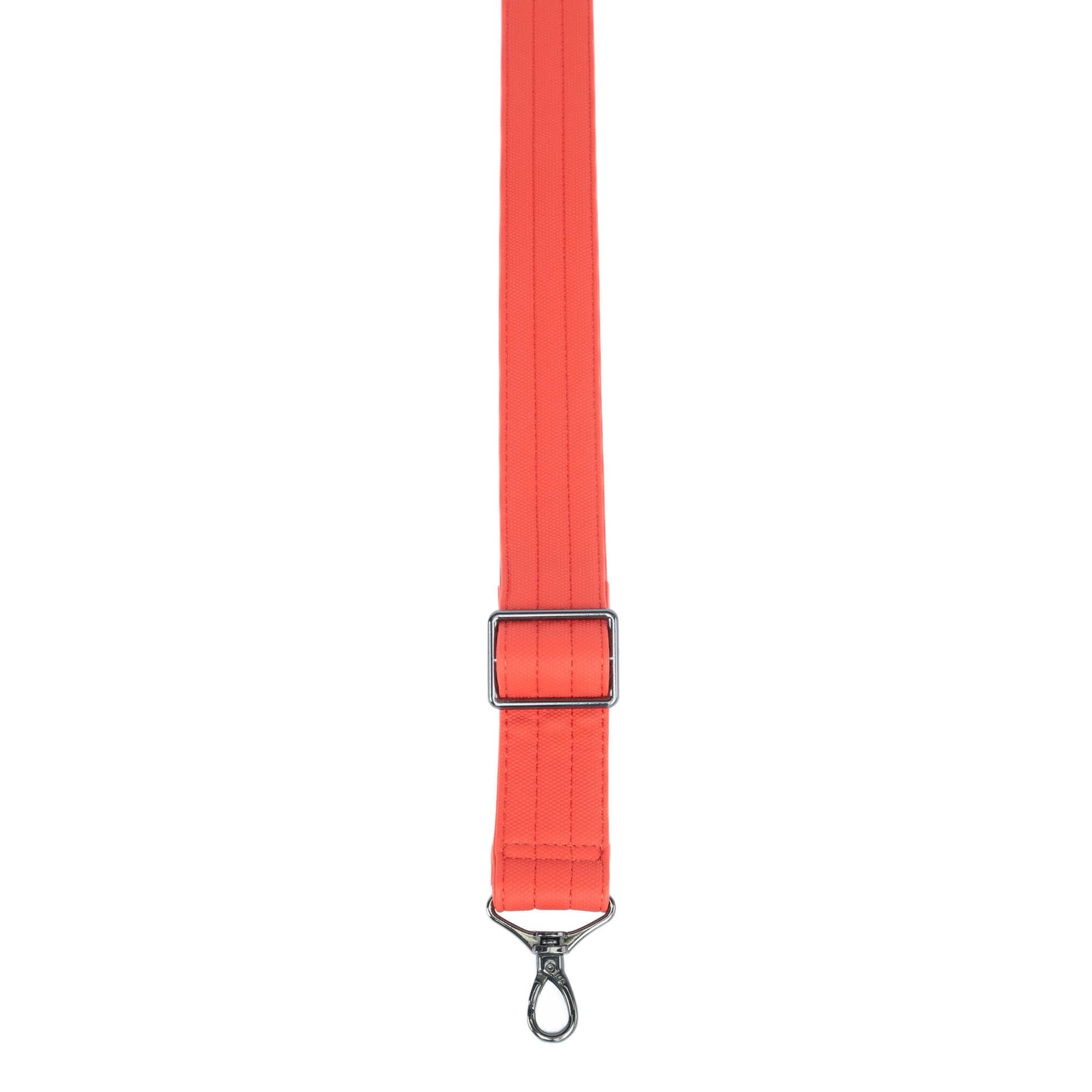 Adjustable Matte Luxe VL Bag Strap - 1.5" - PAPAYA - 1.5MatteLuxeStrap_Papaya_02