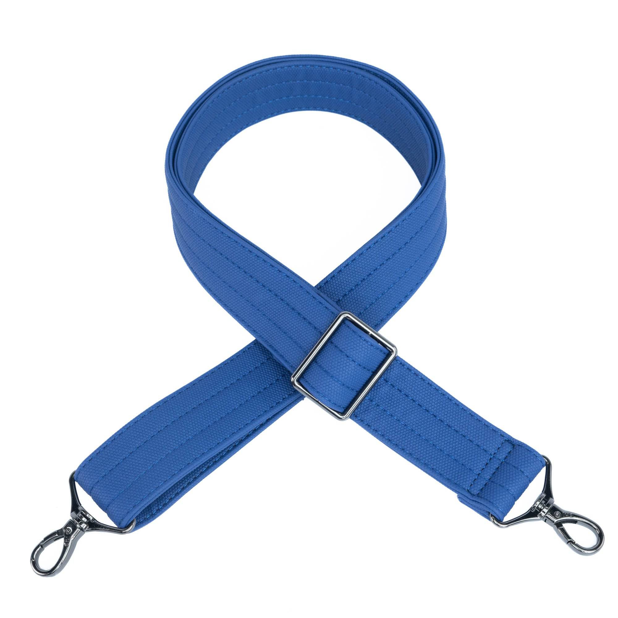 Adjustable Matte Luxe VL Bag Strap - 1.5" - SAPPHIRE - 1.5MatteLuxeStrap_Sapphire_01