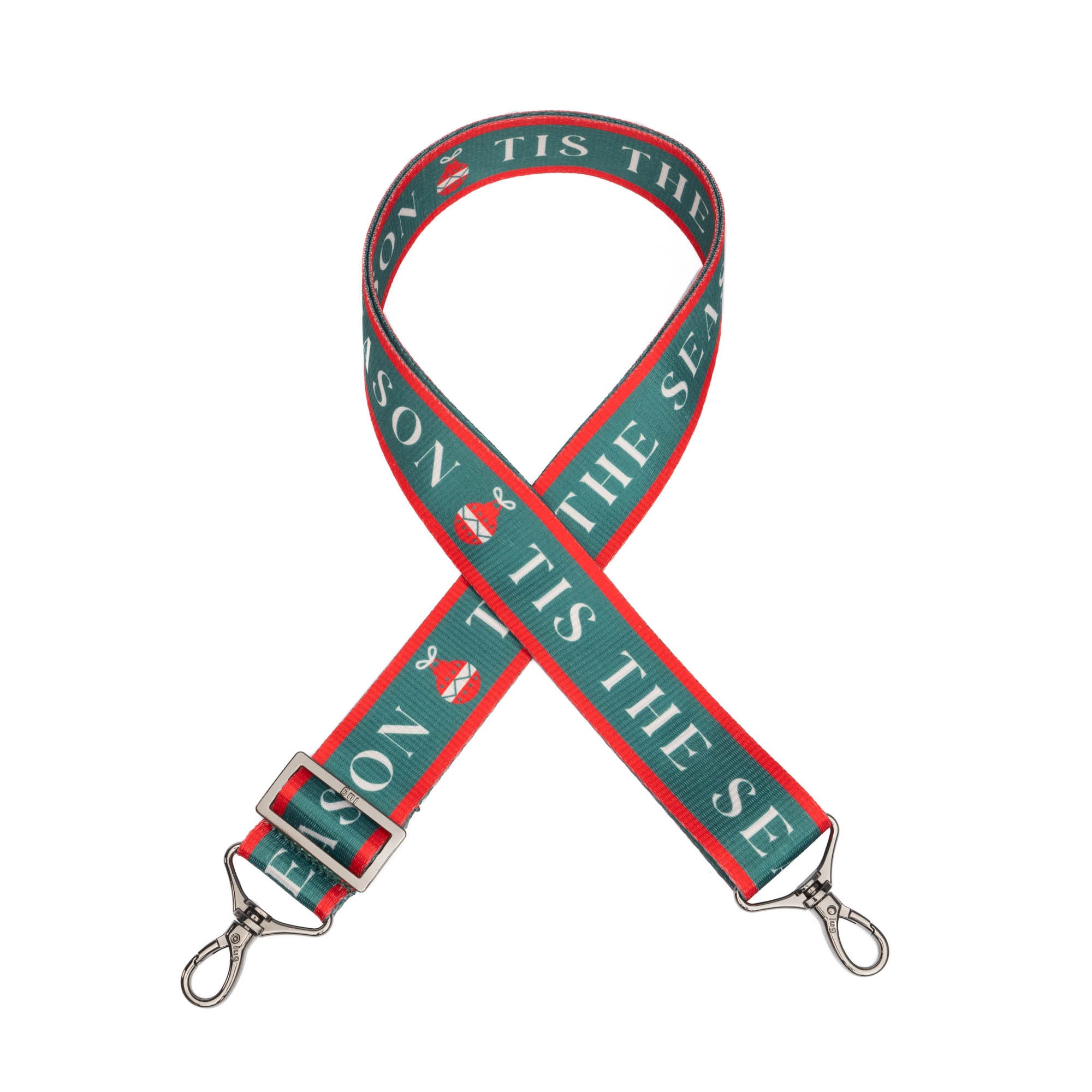 Adjustable Bag Strap - 1.5" - TIS THE SEASON - 1.5Strap_TistheSeason_02_a3c1b34d-0c45-4905-8da0-a9a86dee0112