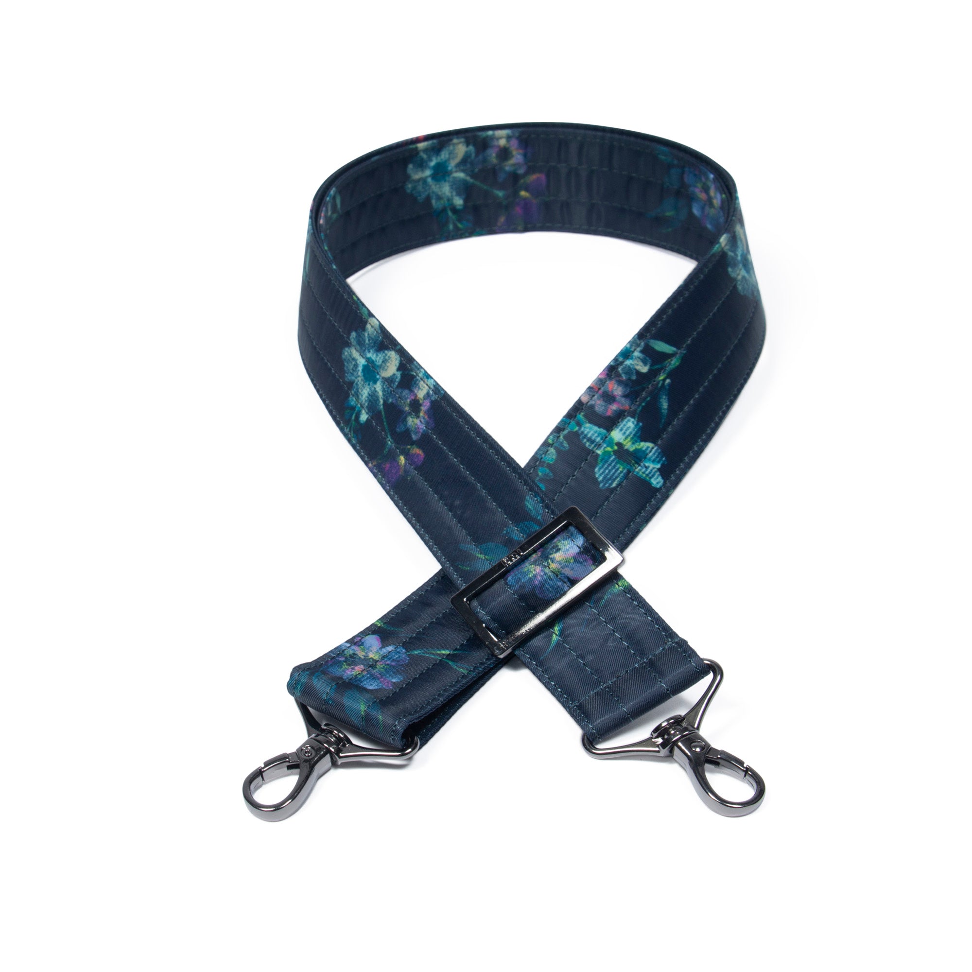 Adjustable Bag Strap - 1.5" - BOUQUET NAVY - 1.5_Straps_BoquetNavy_1_ff52841c-e37f-4d12-b9f8-b60d2a63cb26
