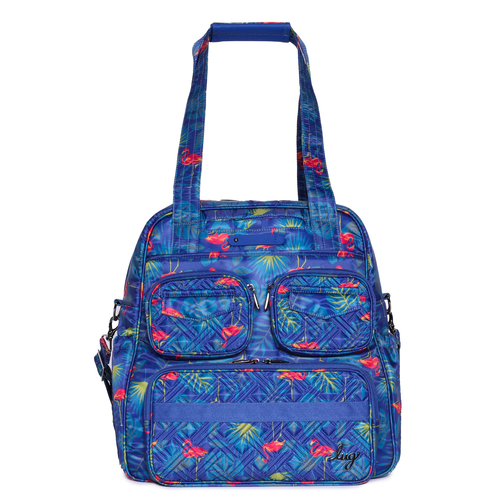 Puddle Jumper LE Convertible Tote Bag - FLAMINGO MULTI - 12177_PuddleJumperLE_FlamingoMulti_Angle_01