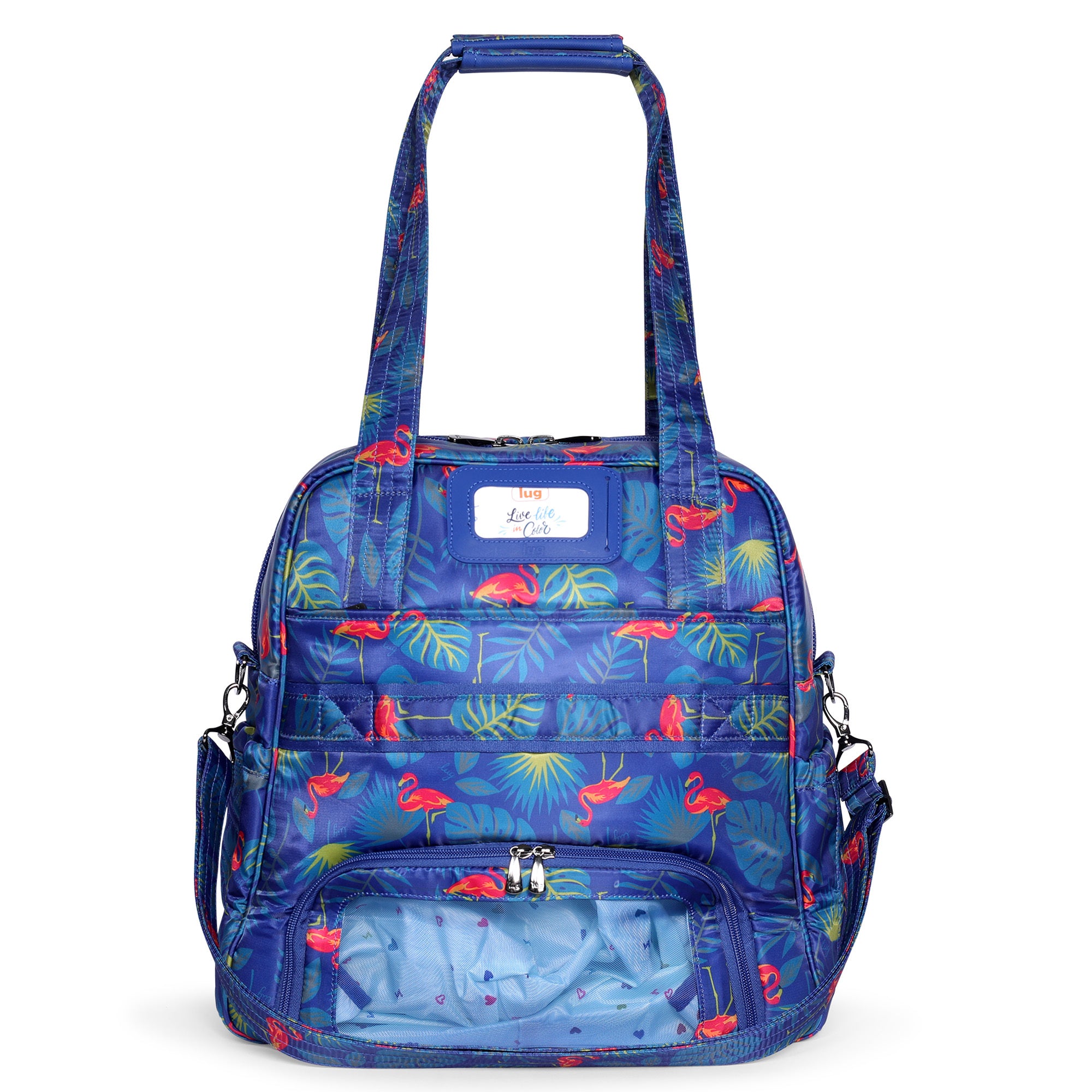 Puddle Jumper LE Convertible Tote Bag - FLAMINGO MULTI - 12177_PuddleJumperLE_FlamingoMulti_Angle_04