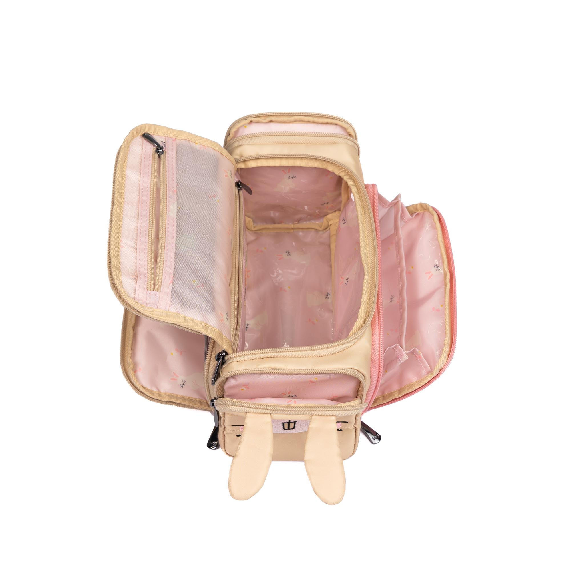 Trolley Friends Cosmetic Case - BUNNY - 14214_TrolleyFriends_Bunny_Angle_06