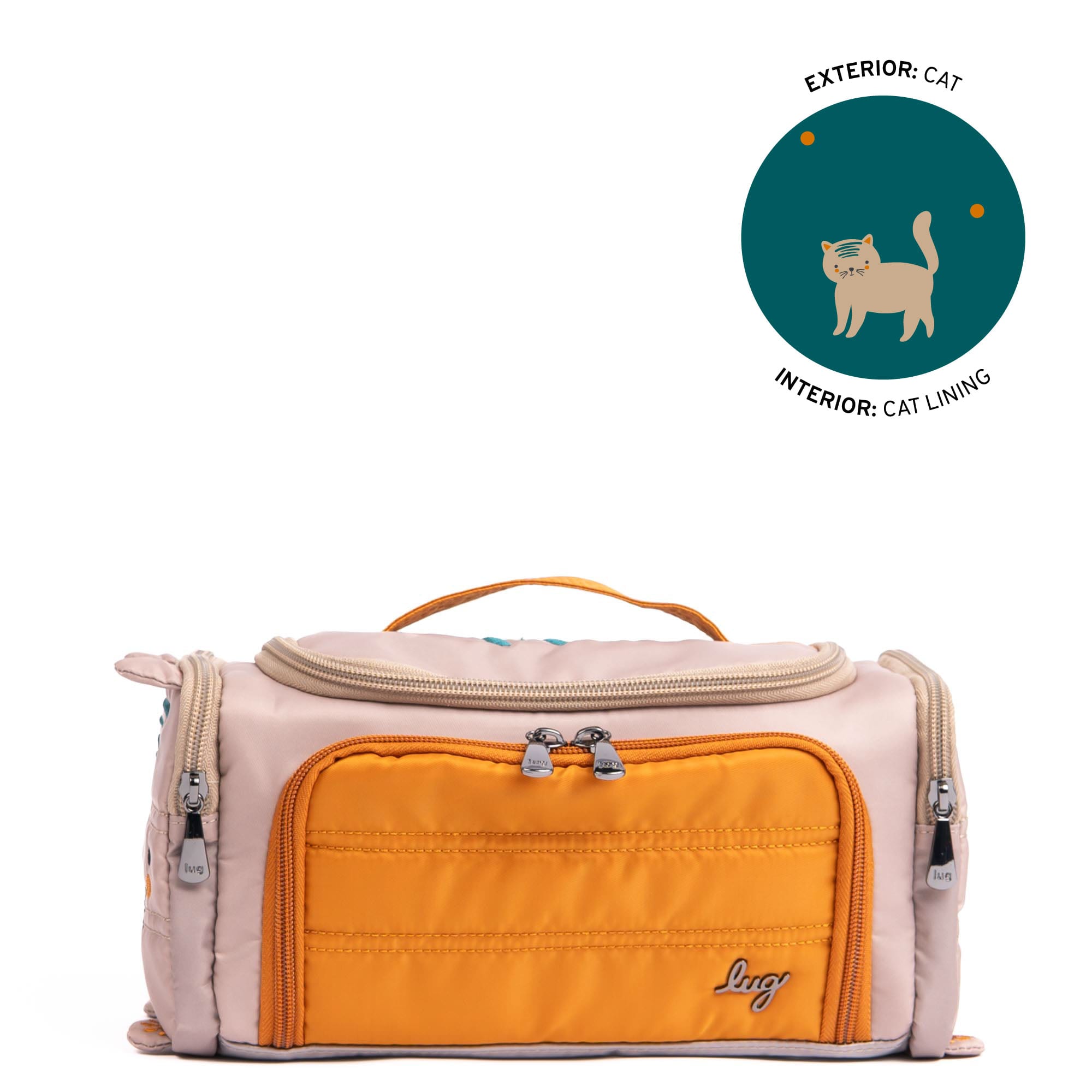 Trolley Friends Cosmetic Case - CAT - 14215_TrolleyFriends_Cat_Angle_01