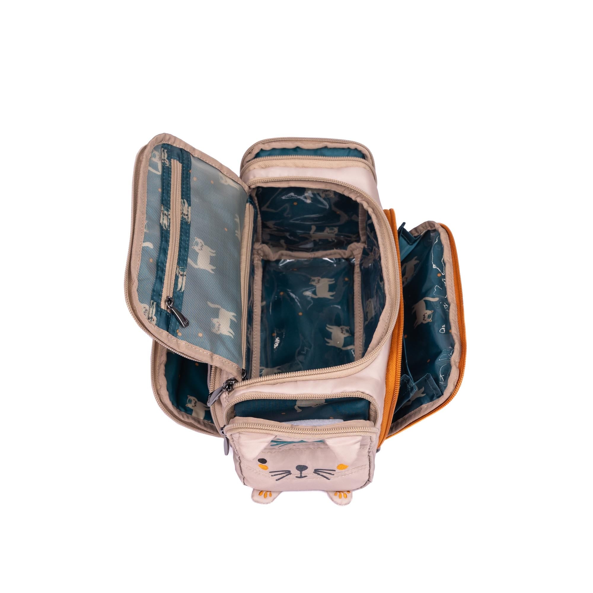 Trolley Friends Cosmetic Case - CAT - 14215_TrolleyFriends_Cat_Angle_06