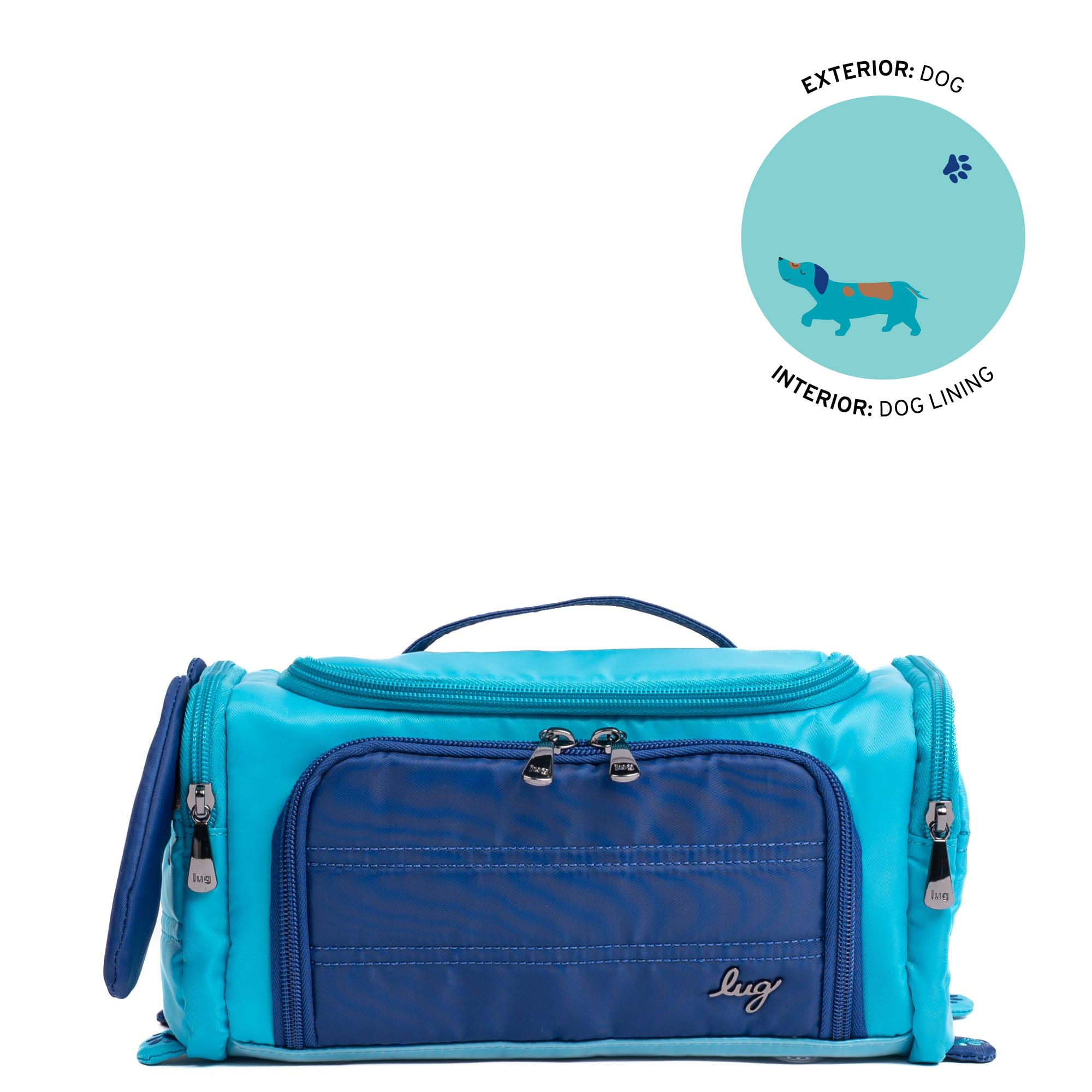 Trolley Friends Cosmetic Case - DOG - 14216_TrolleyFriends_Dog_Angle_01