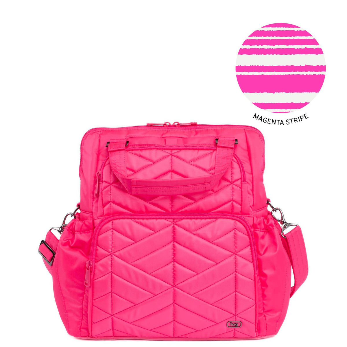 Legacy Collection Canter Convertible Tote Bag - MAGENTA - 178b9aef-a0dd-4c94-8e16-1db8e44e12ff