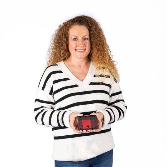 Walkover RFID Wallet - - 22751_Walkover_BuffaloCheckRed_Proportion_01