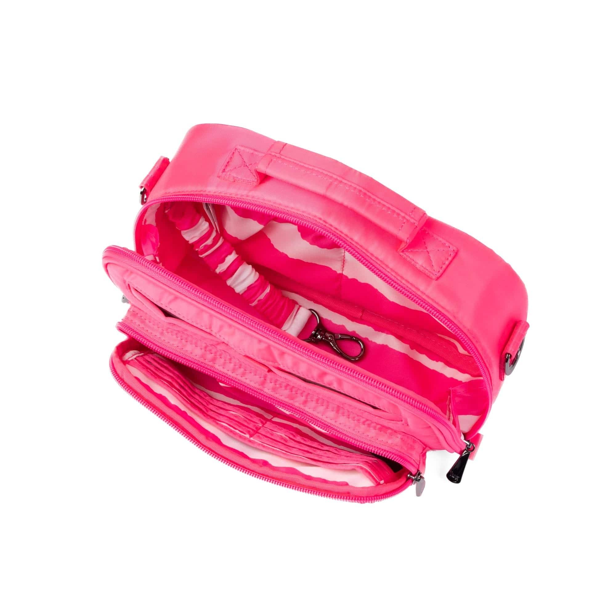 Legacy Collection Carousel Crossbody Bag - MAGENTA - 24196_LegacyCarousel_Magenta_Angle_05