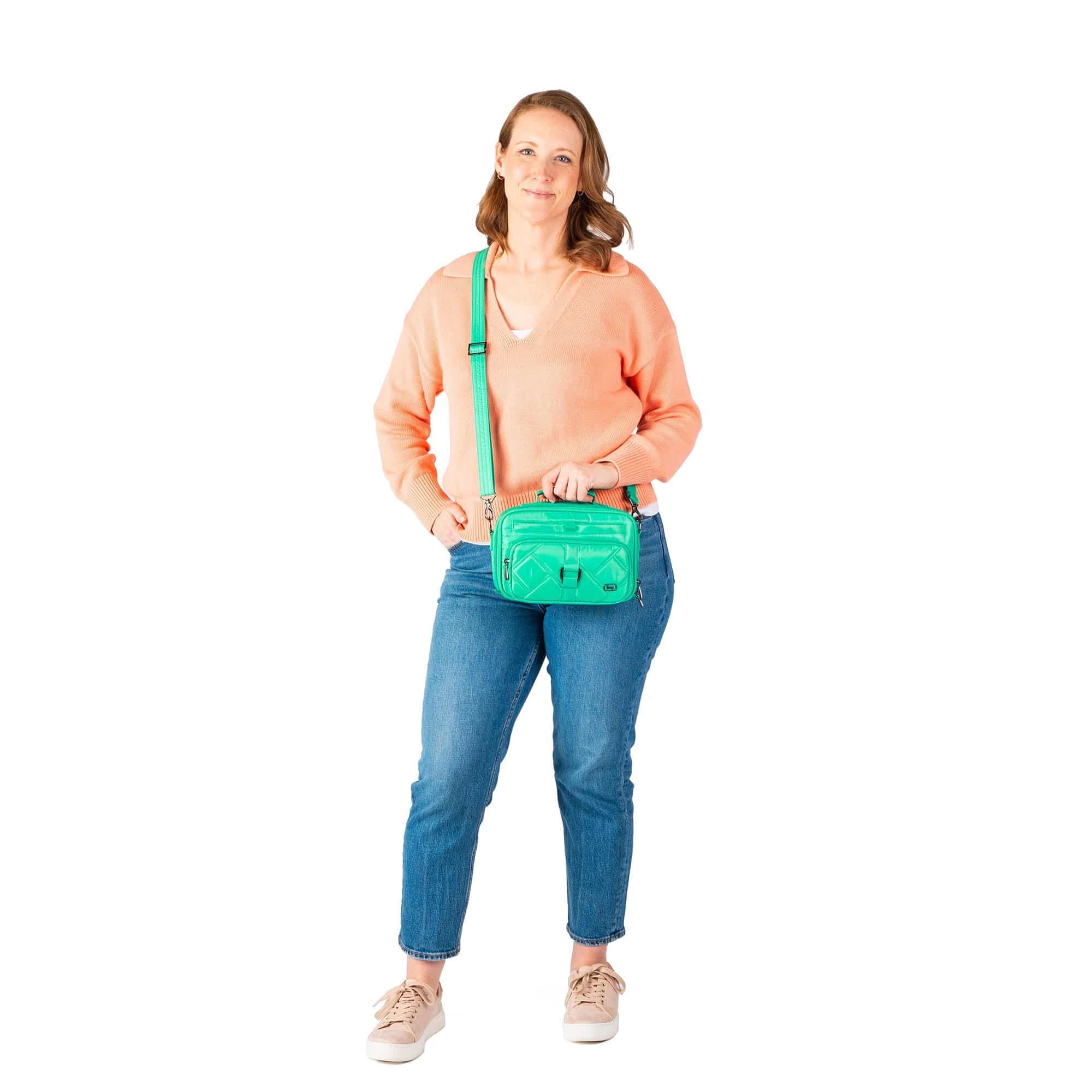Legacy Collection Carousel Crossbody Bag - - 24199_LegacyCarousel_OasisTeal_Proportion_02