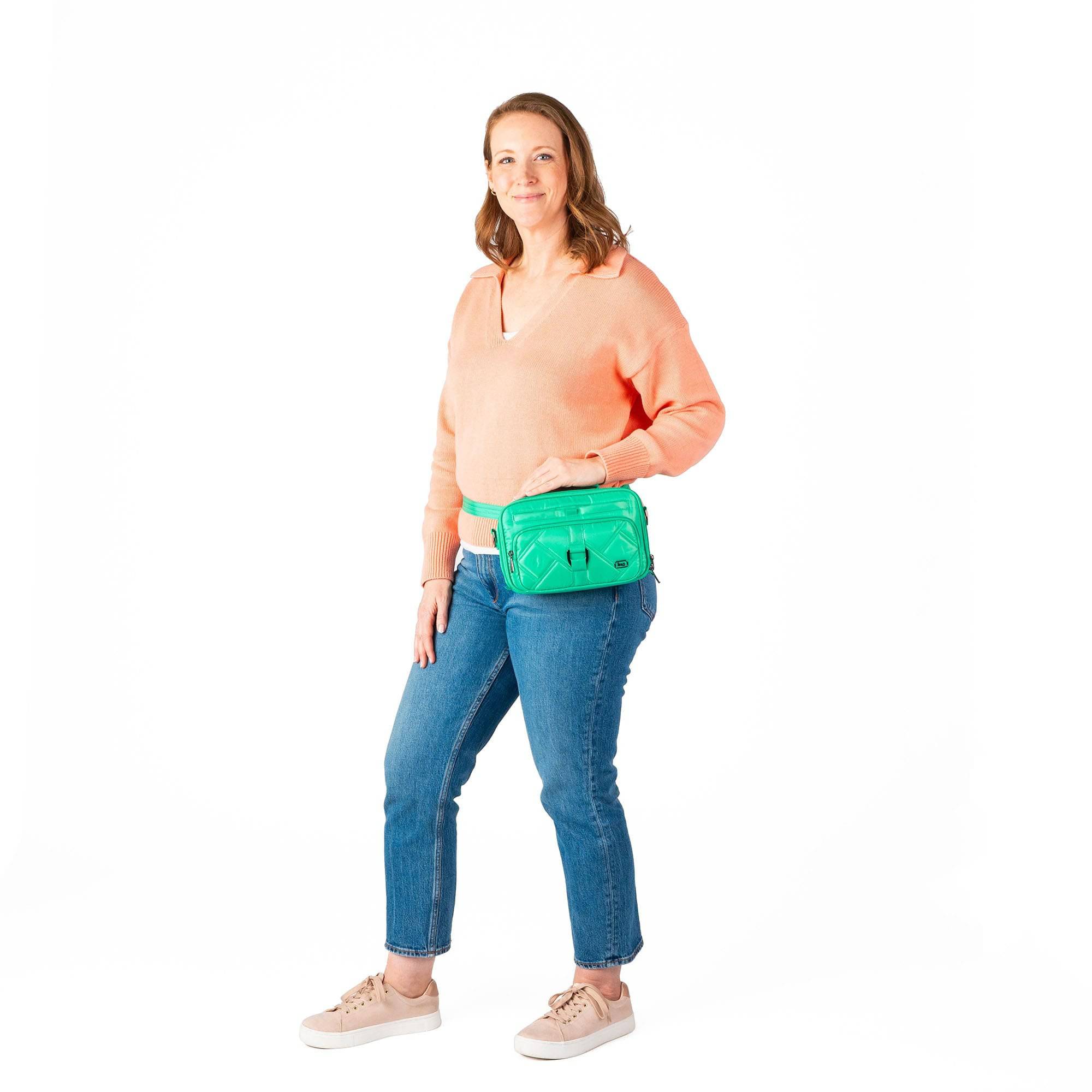 Legacy Collection Carousel Crossbody Bag - - 24199_LegacyCarousel_OasisTeal_Proportion_03