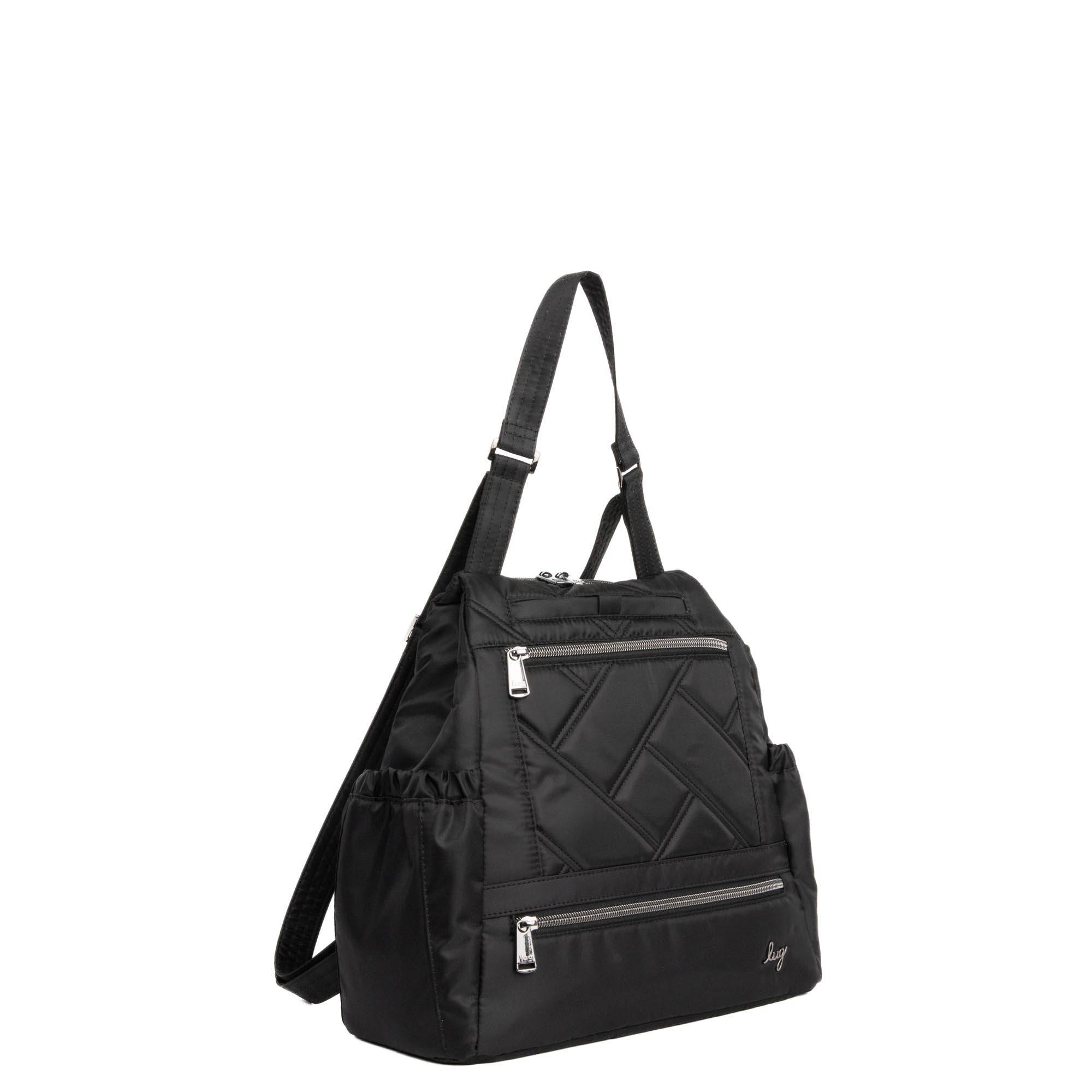 Skyhop Convertible Backpack - BLACK - 24204_Skyhop_Black_Angle_02