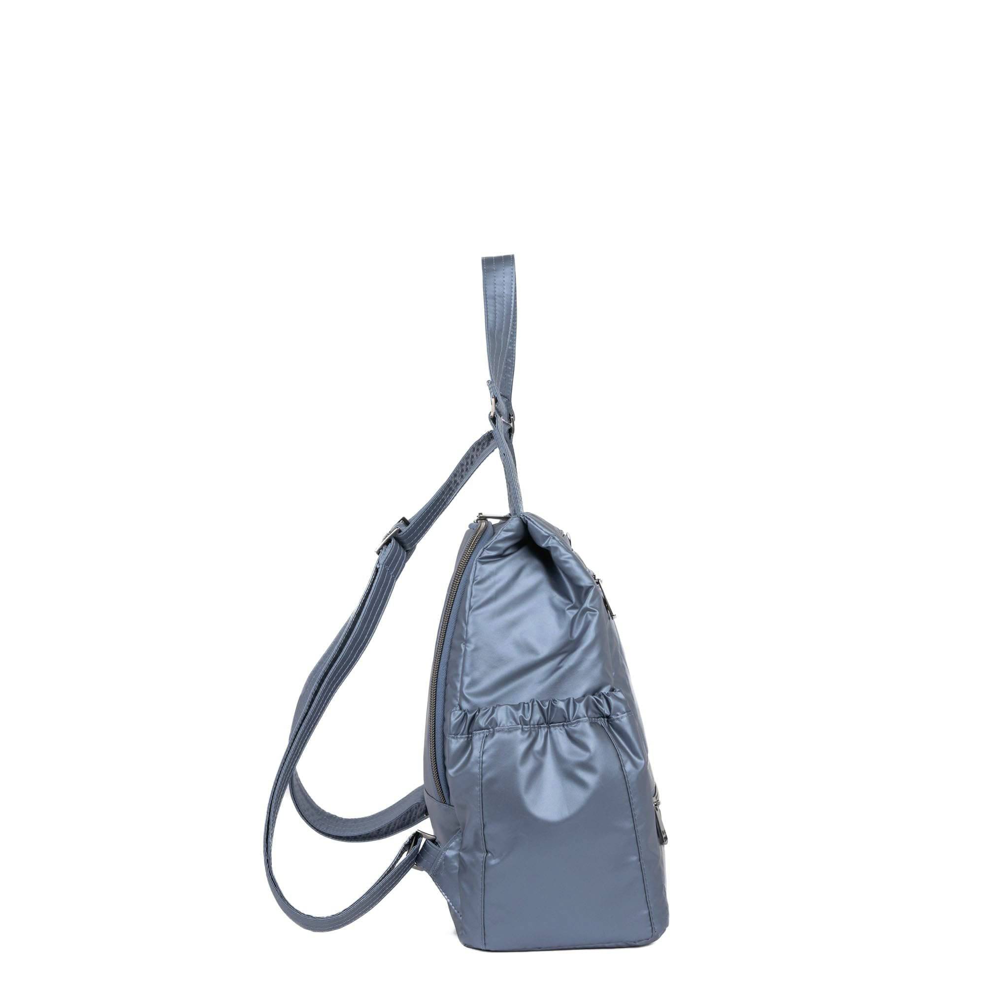 Skyhop Convertible Backpack - METALLIC BLUE MOON - 24205_Skyhop_MetallicBlueMoon_Angle_03