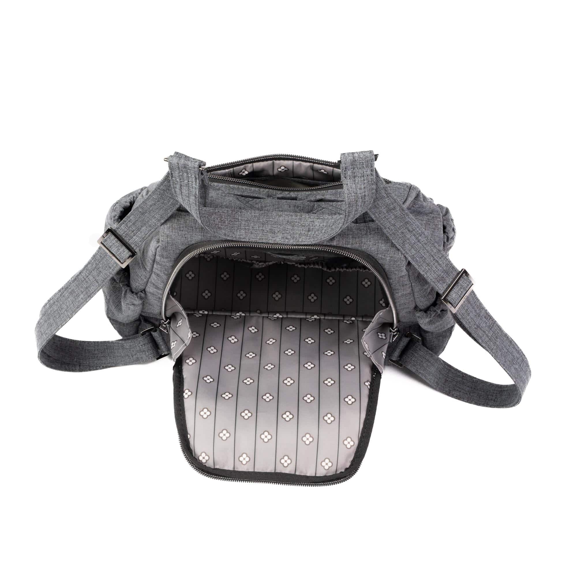 Skyhop Convertible Backpack - HEATHER GREY - 24206_Skyhop_HeatherGrey_Angle_05