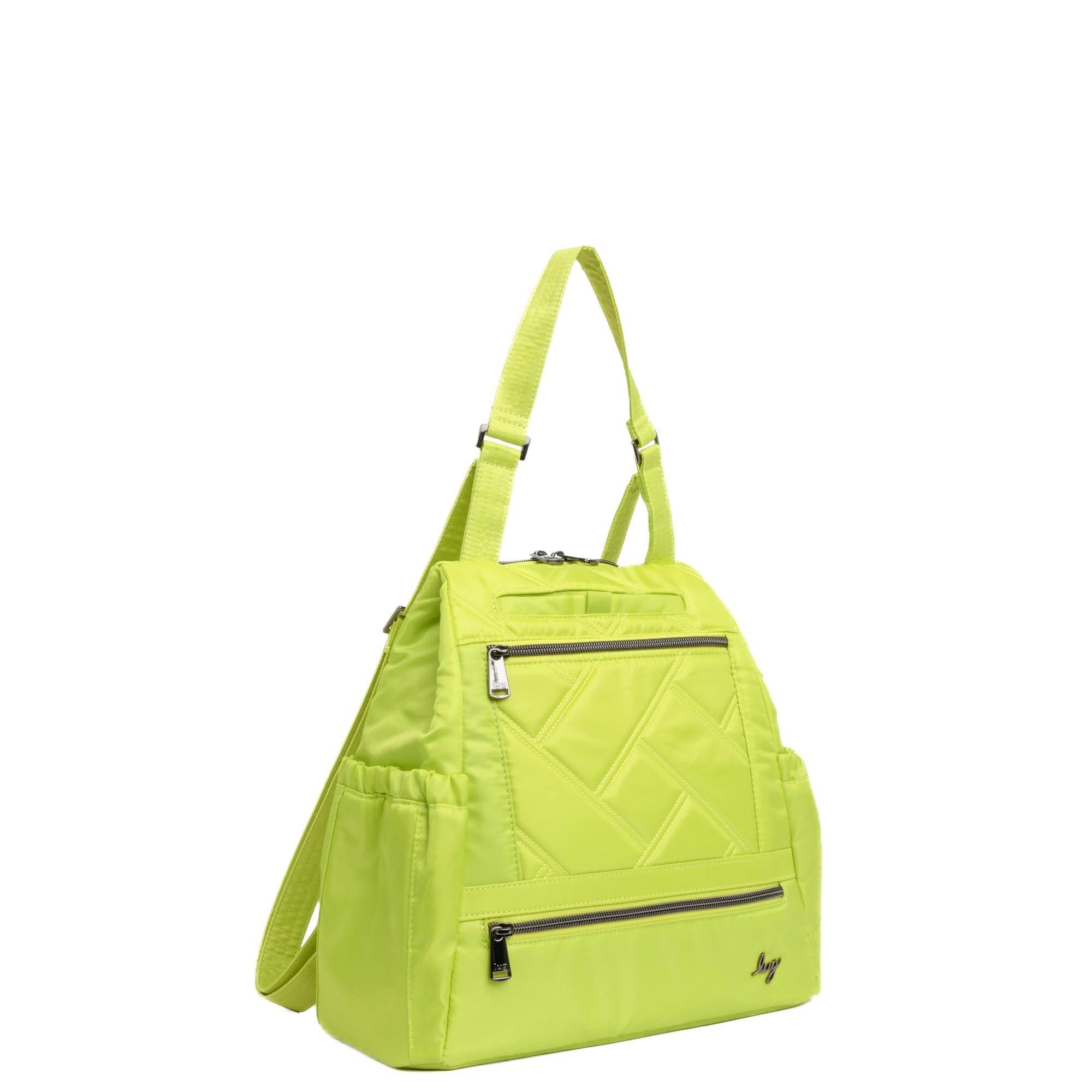 Skyhop Convertible Backpack - LEMON LIME - 24208_Skyhop_LemonLime_Angle_02