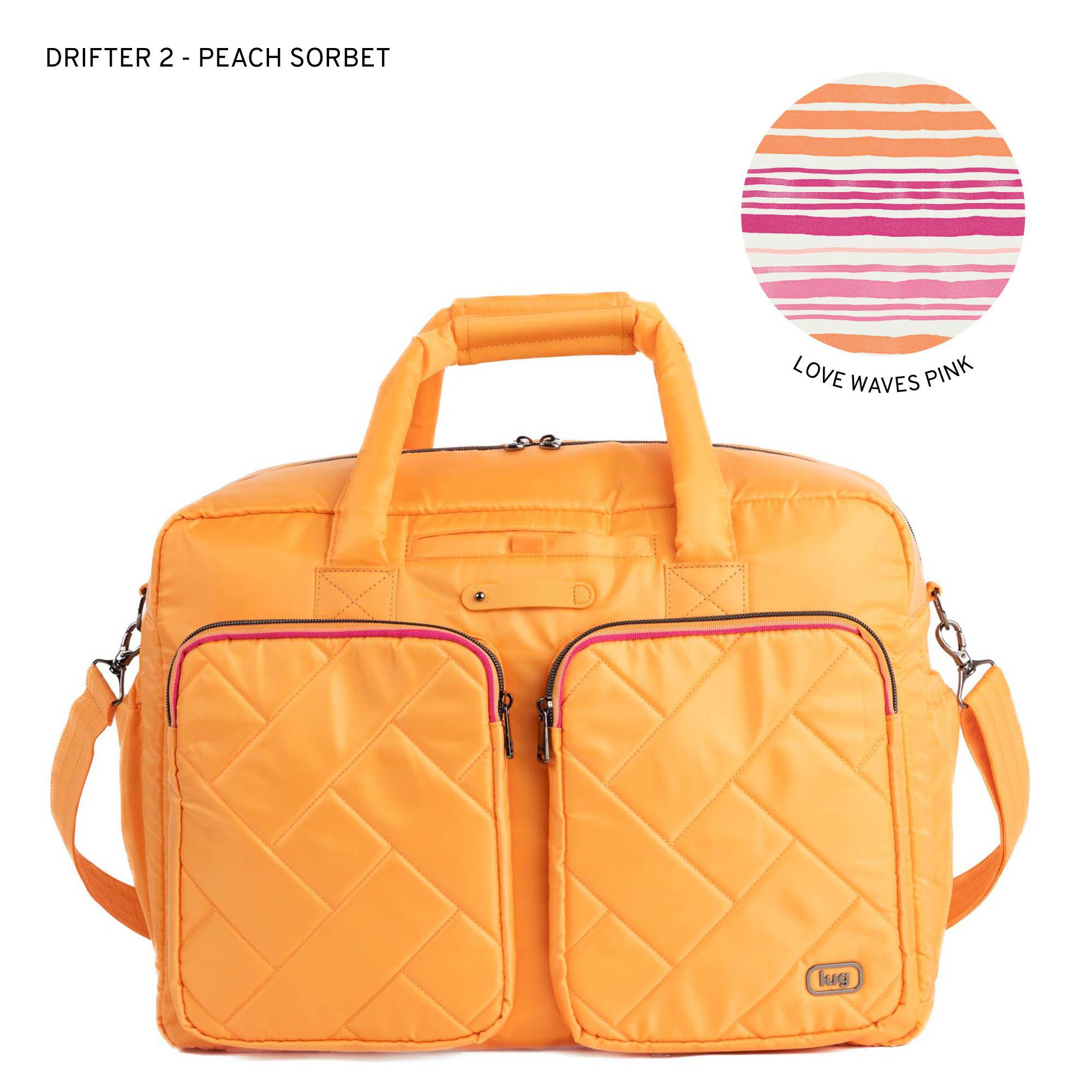 Drifter 2 Duffel Bag - PEACH SORBET - 24216_Drifter2_PeachSorbet_Angle_01_t1tu1h