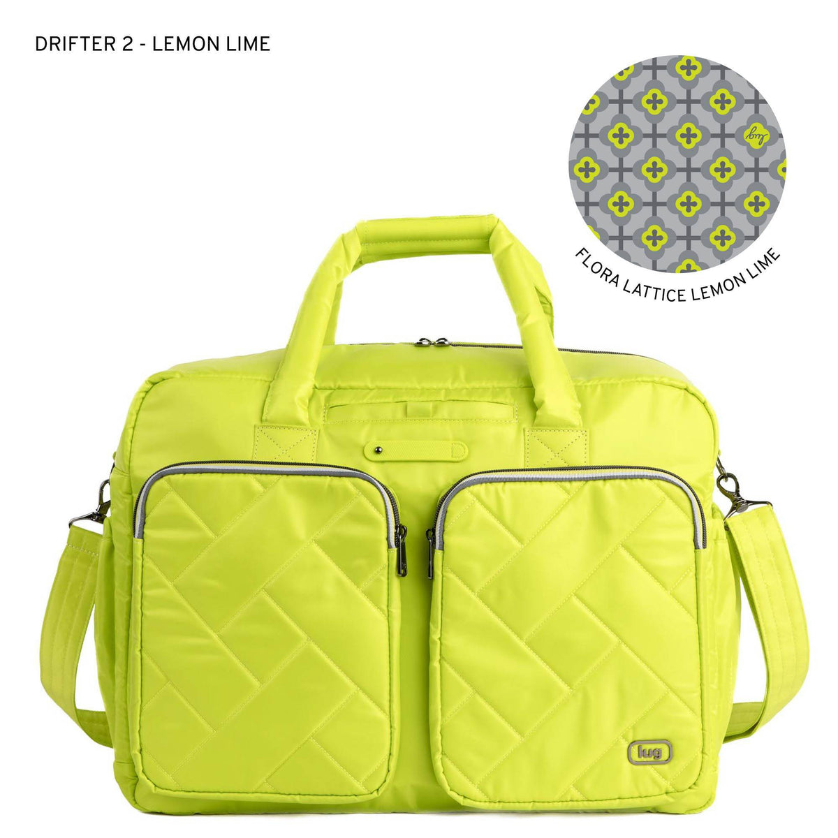 Drifter 2 Duffel Bag - LEMON LIME - 24217_Drifter2_LemonLime_Angle_01