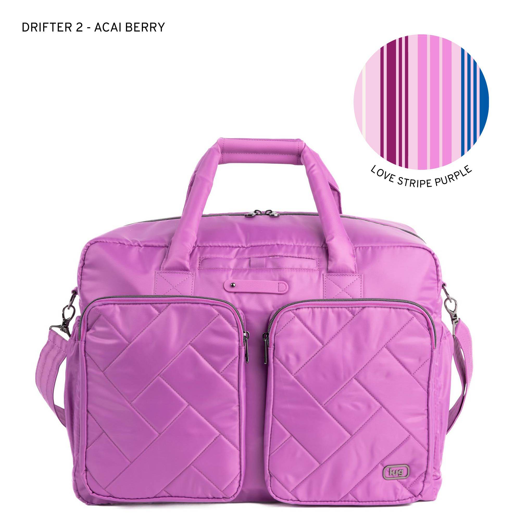 Drifter 2 Duffel Bag - ACAI BERRY - 24218_Drifter2_AcaiBerry_Angle_01